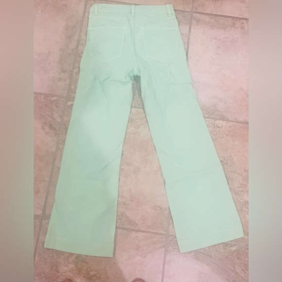 Stoned Immaculate Absinthe Mint Charlotte High Rise Flare Jeans Green , 26 - Picture 5 of 8